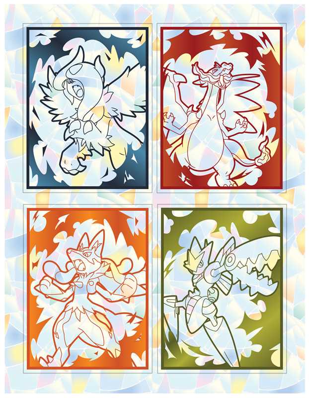 Pokémon The Official Mega Evolutions Sticker