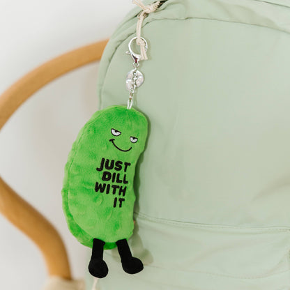 Punchkins Dill Pickle Keychain Plushie