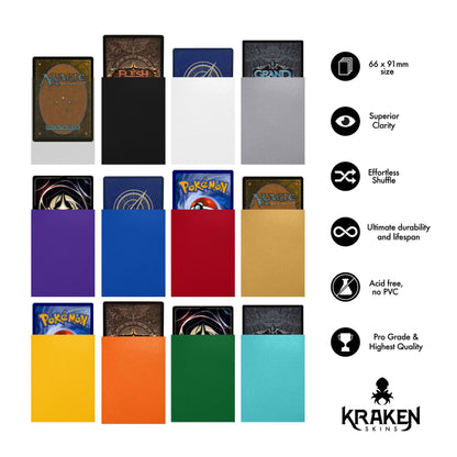 Kraken Skins: Antique Gold Matte Sleeves
