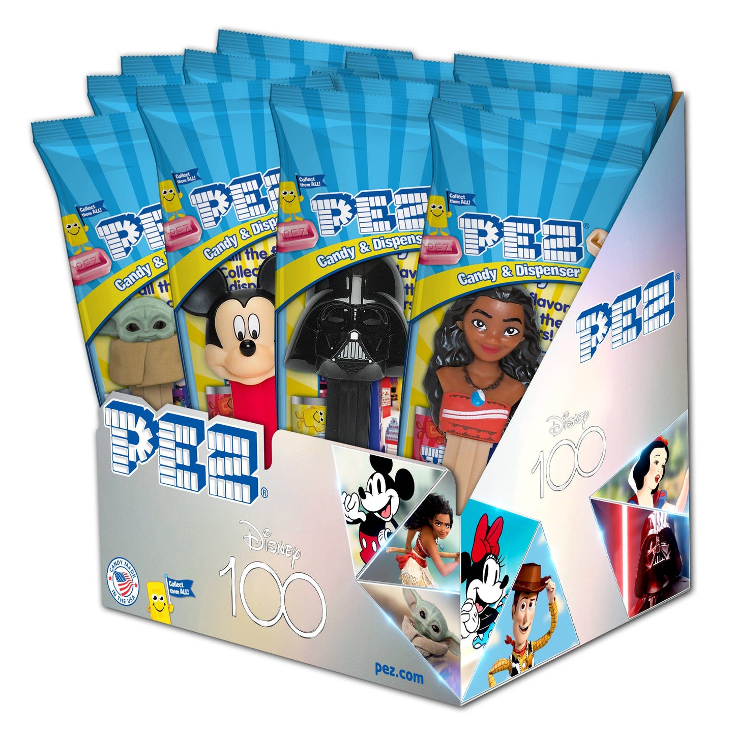 Disney 100th Anniversary PEZ Candy, Poly Bag - Mickey