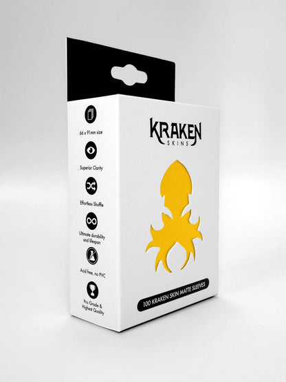 Kraken Skins: Dandelion Yellow Matte Sleeves