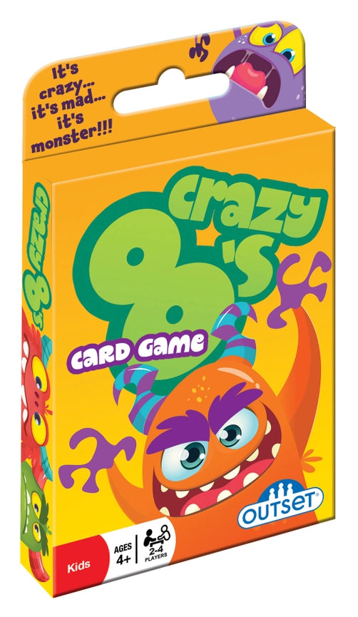 Crazy 8's Card Game - Monster Mayhem Edition