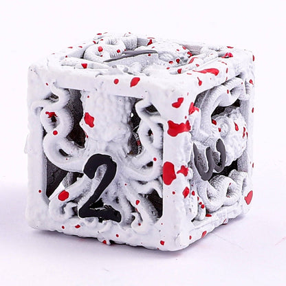 Lllithids Mind Cage Dice set - Blood Spatter