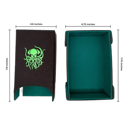 Dice Tray Green Cthulhu