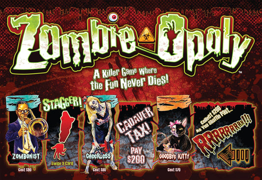 Zombie-Opoly Fun Undead Board Game