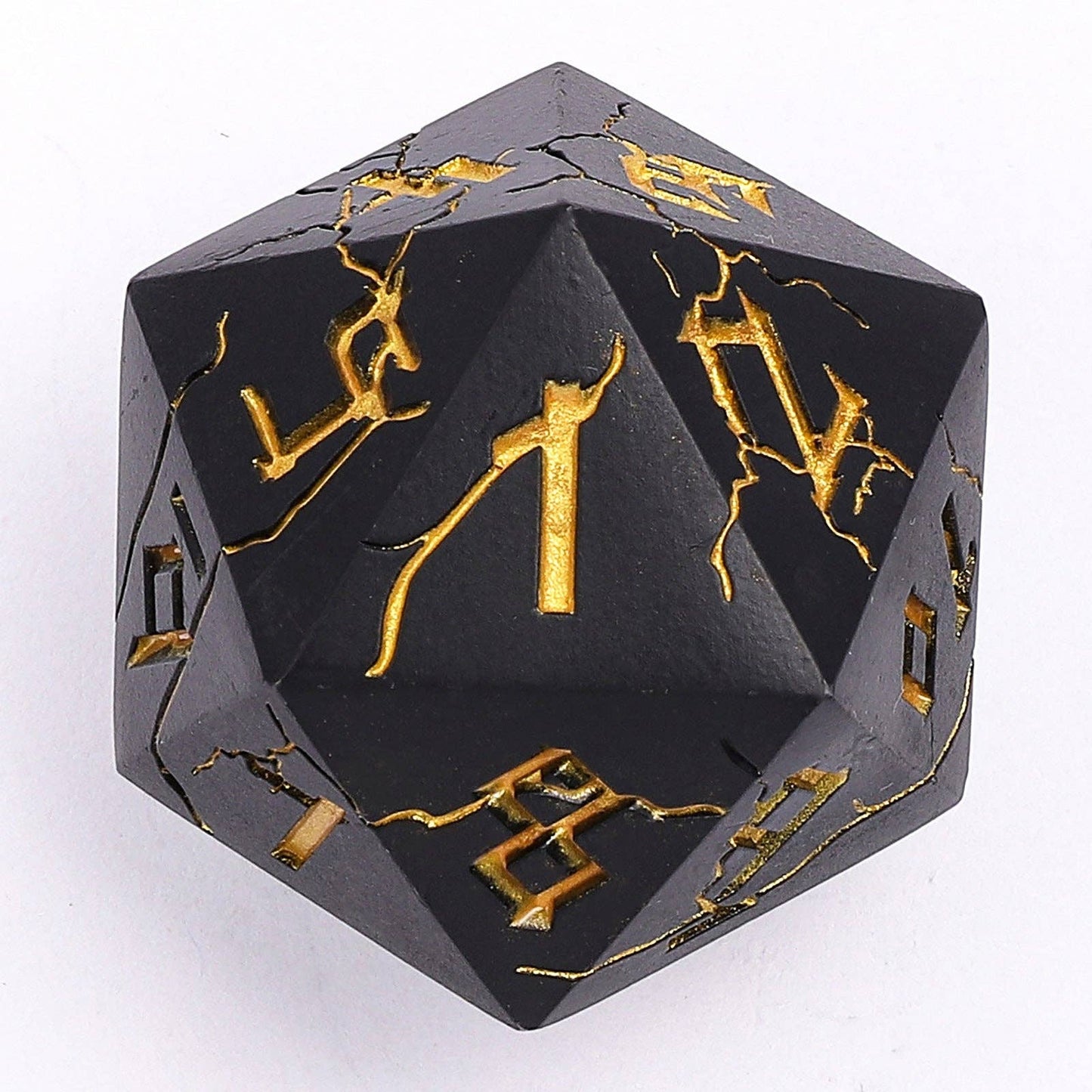 Barbarian 35mm Single D20 Spin Down - Matt Black with Gold