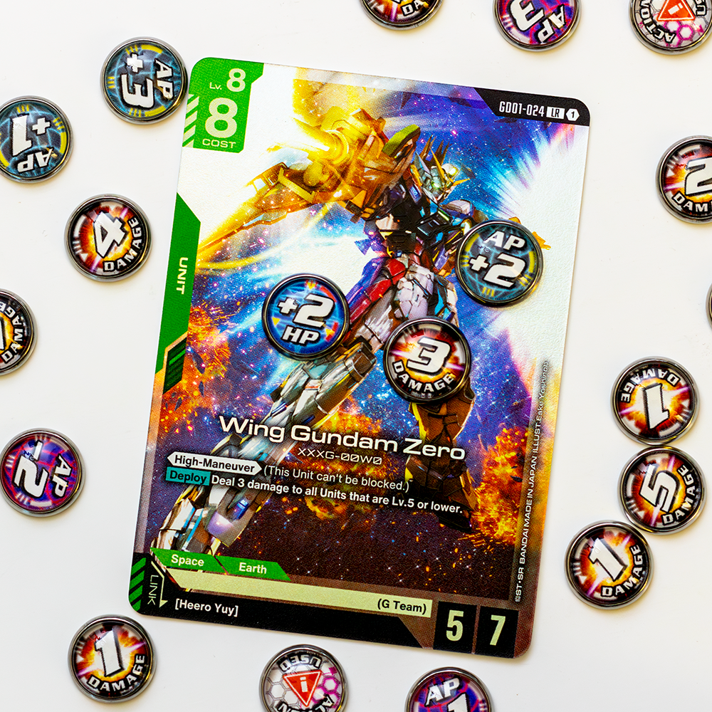 Handmade Counter Set for the Gundam TCG