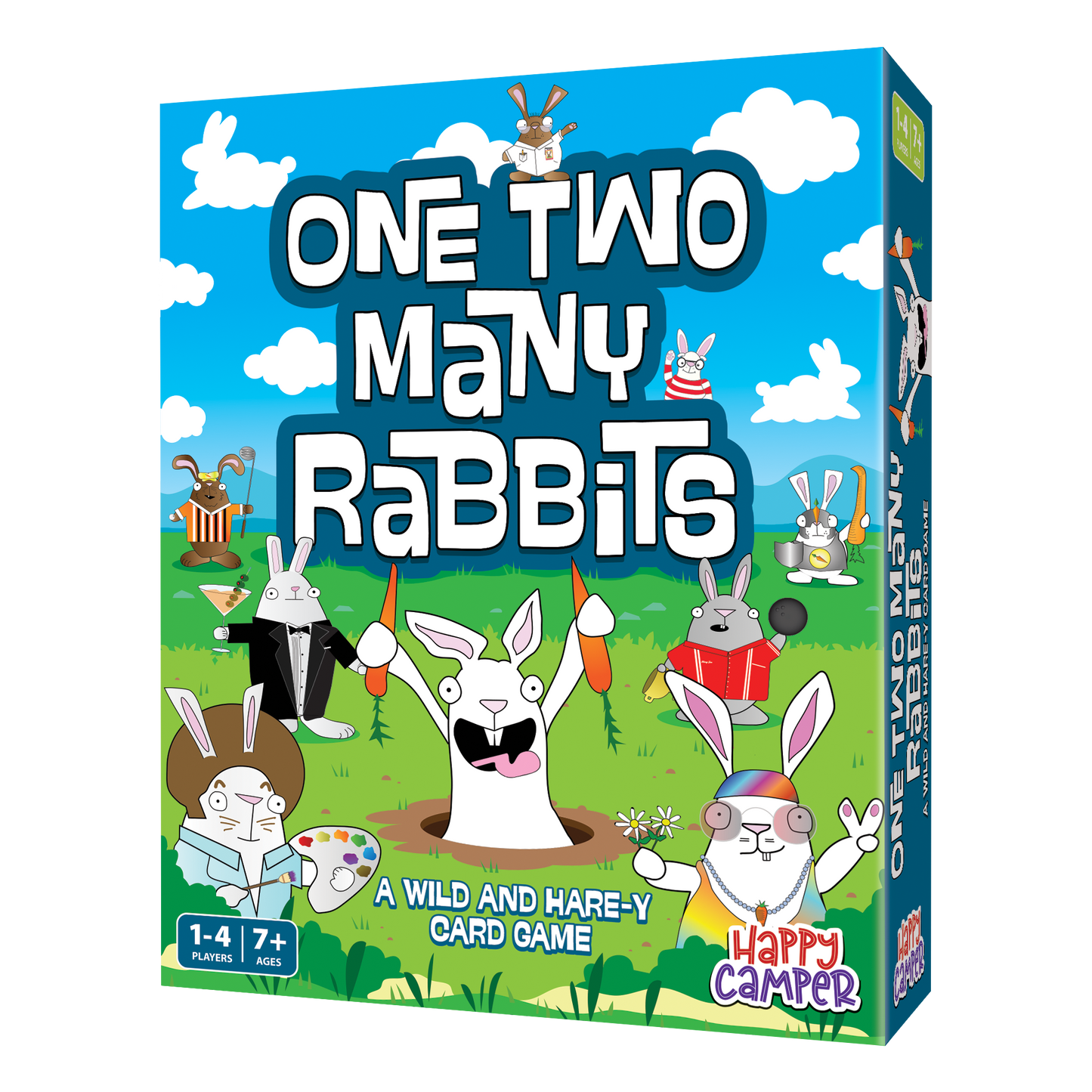 One Two Many Rabbits - A Wild & Harey Card Game