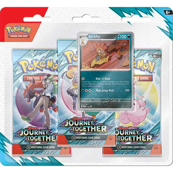 Pokémon TCG: Journey Together - 3-Booster Blister