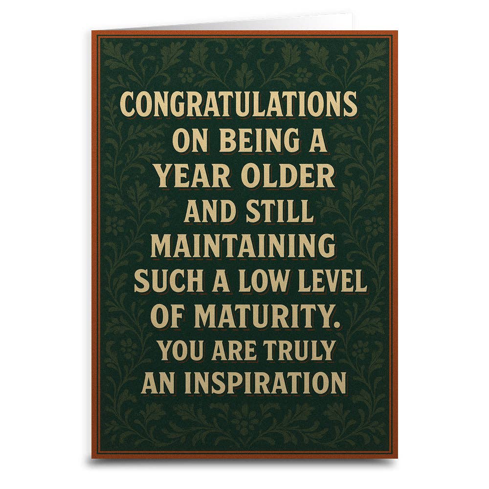 You Are Truly an Inspiration Greeting Card
