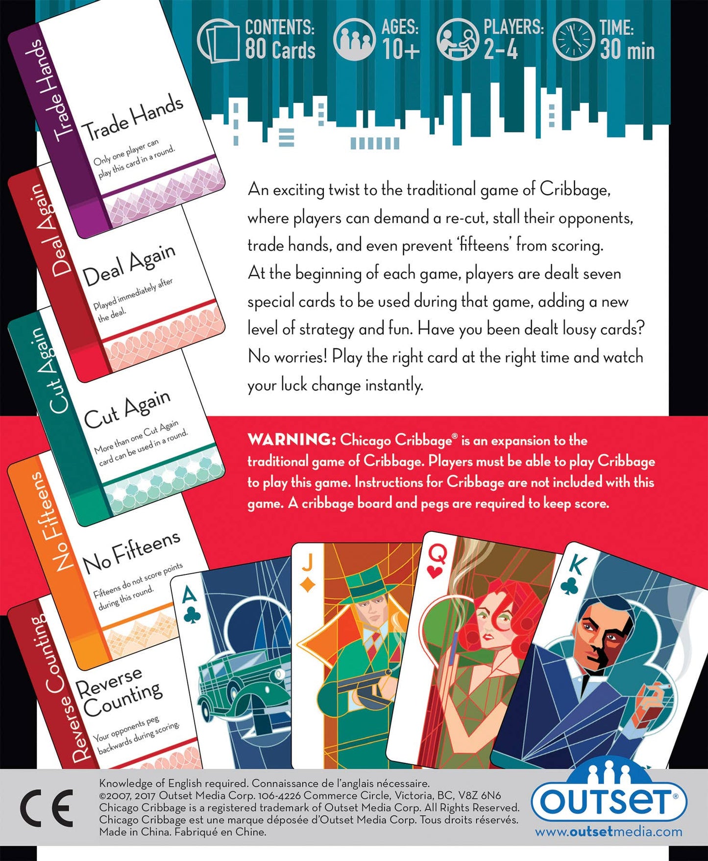 Chicago Cribbage Card Game