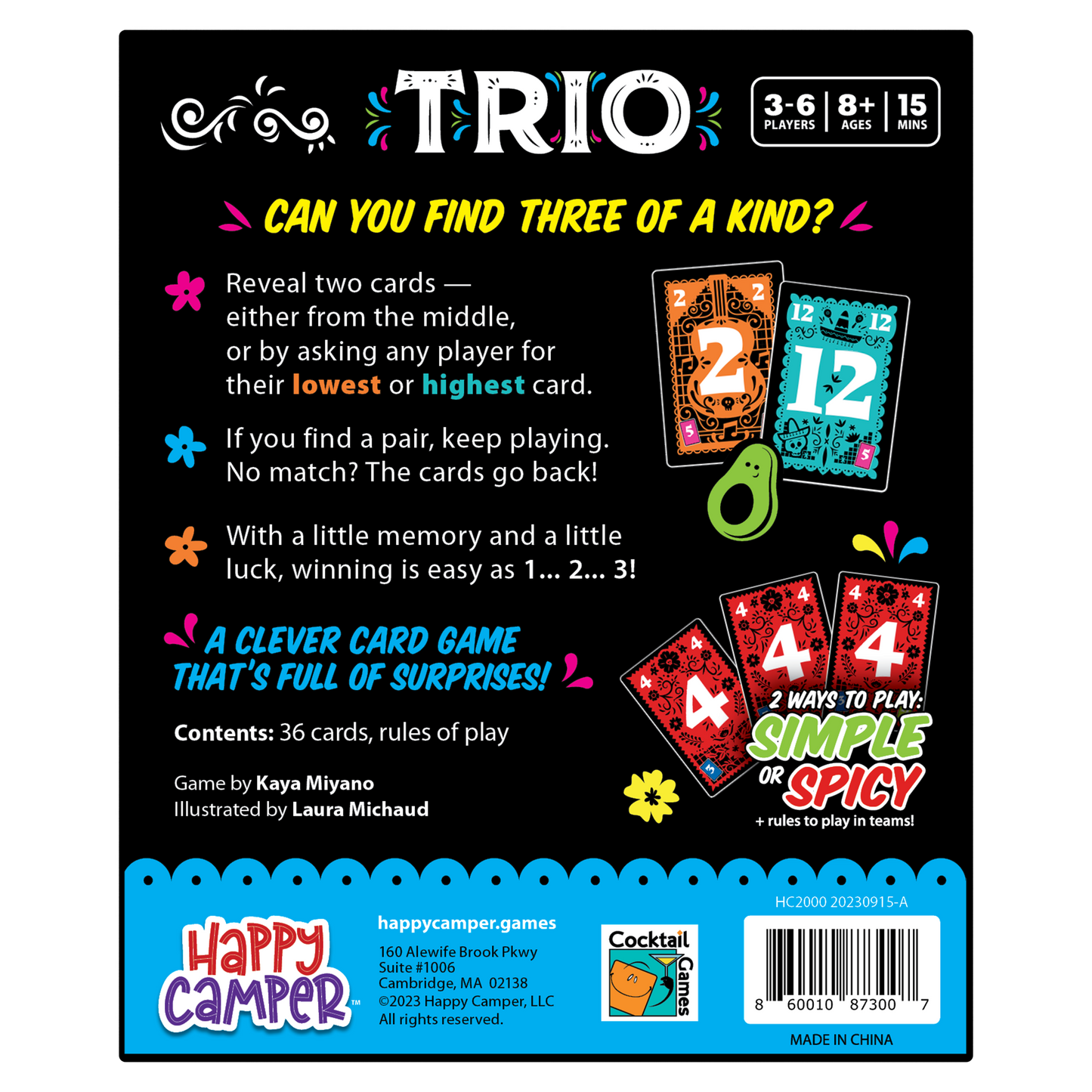 Trio - Hottest New Family Card Game