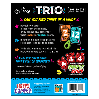 Trio - Hottest New Family Card Game