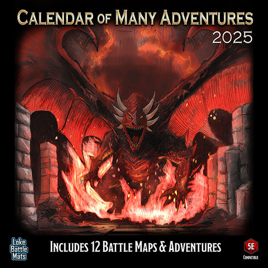 (Clearance) Calendar of Many Adventures 2025