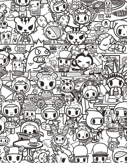 Tokidoki Coloring Party Coloring Book