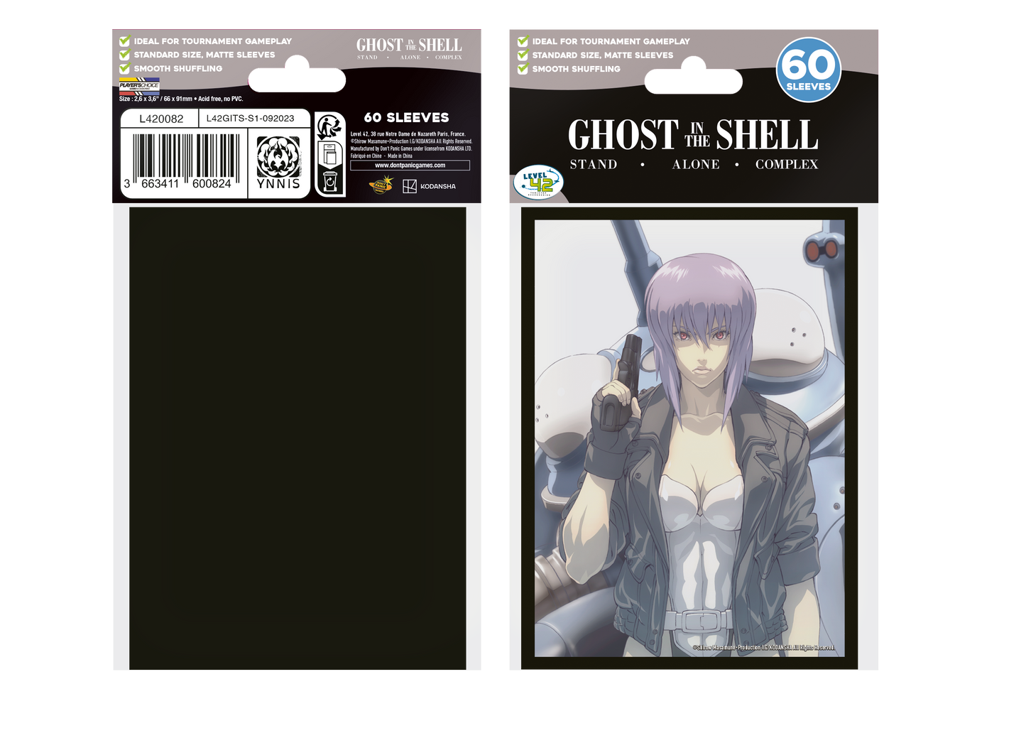 Officially Licensed Ghost in a Shell Standard Sleeves - The Major