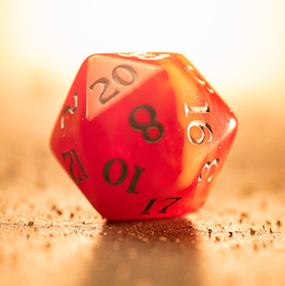 Fireball Char Scented Dice