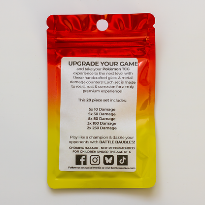 Handmade Damage Counters for the Pokémon TCG