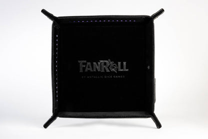 Shadow Light Blacklight Dice Tray with d20: Black