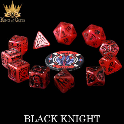 Black Knight - 11 Dice Set