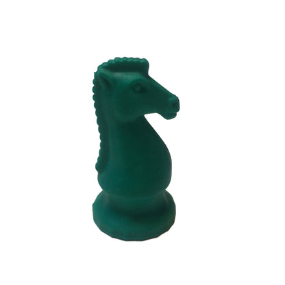Green Knight Chess Erasers - Bulk Pack of 25