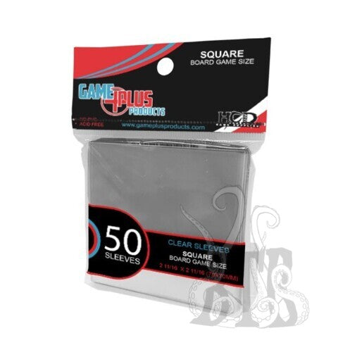 Square Board Game Sleeves (70x70mm) 50 Count