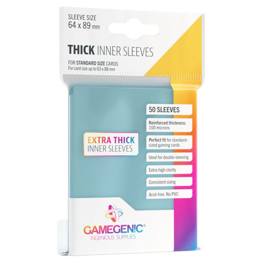 Thick Inner Card Sleeves (50)