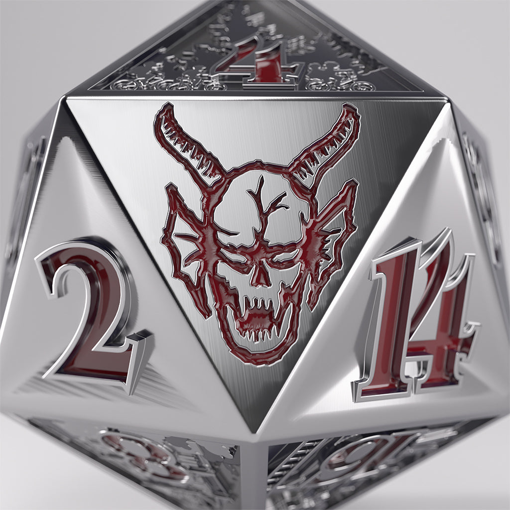 Stranger Things - Hellfire Club Premium Metal D20 Die