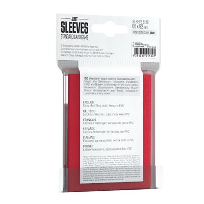 Just Sleeves - Standard Card - Red