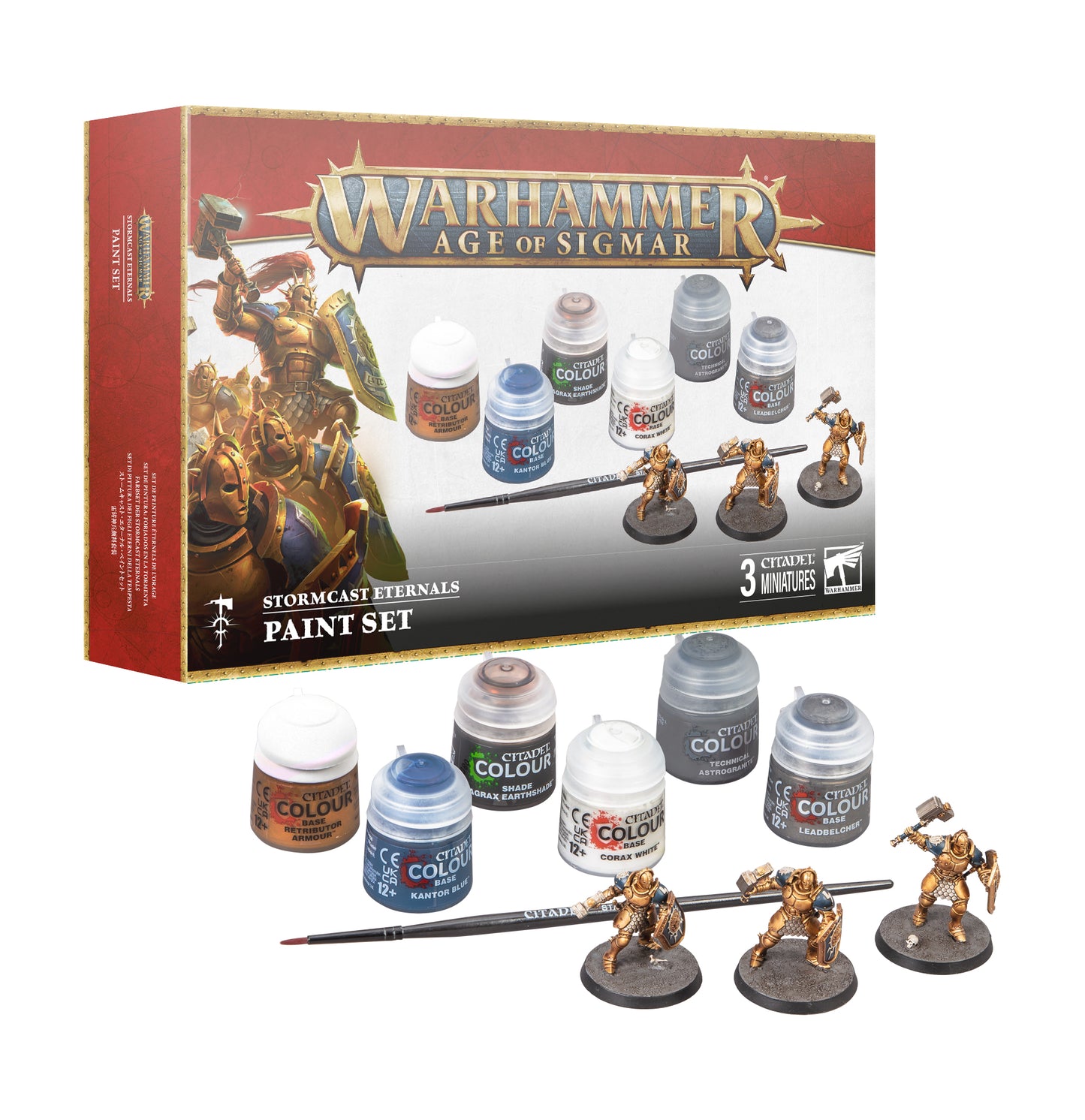 Warhammer Age of Sigmar: Stormcast Eternals Paint Set (4th edition) (60-10)