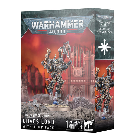 Warhammer 40K: Chaos Space Marines: Chaos Lord w/ Jump Pack (43-101)