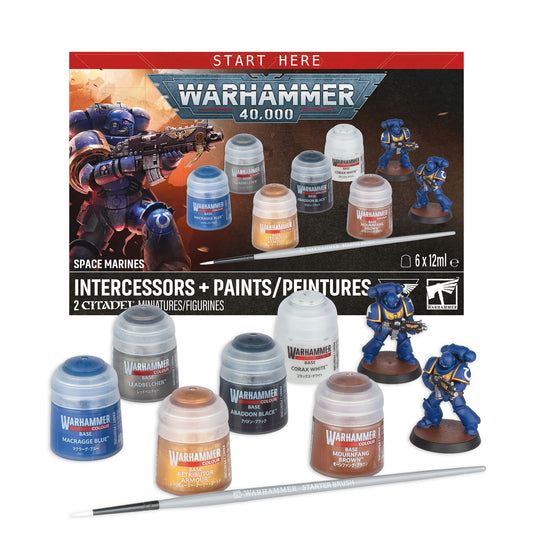 Warhammer 40K: Intercessors & Paints Set (60-11) - PREORDER 7-25