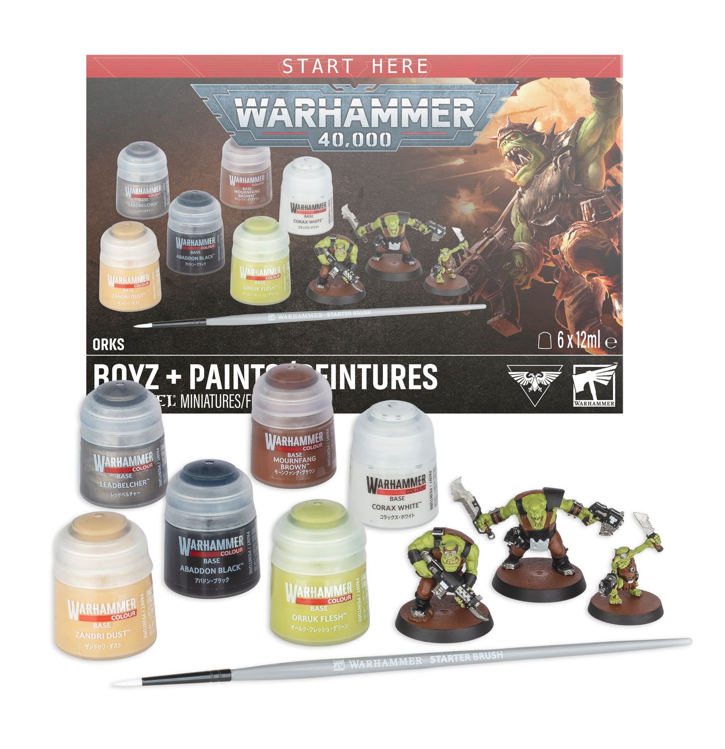 Warhammer 40K: Boyz & Paints Set (60-05) - PREORDER 7-25