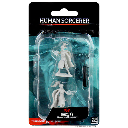 D&D Nolzur's Marvelous Miniatures: Unpainted Minis- Wave 10- Female Human Sorcerer