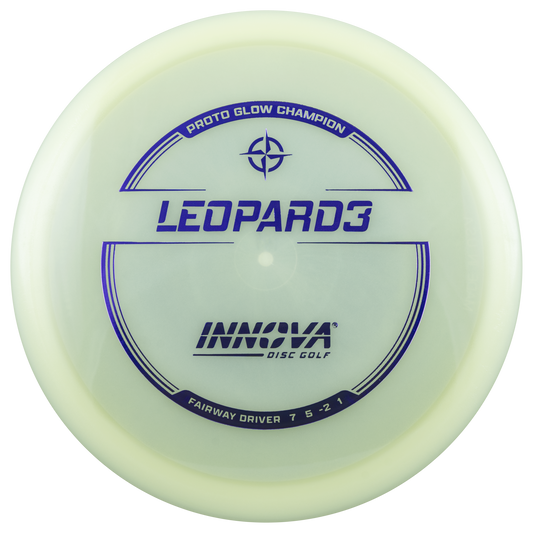 Proto Glow Champion Leopard 3 Golf Disc