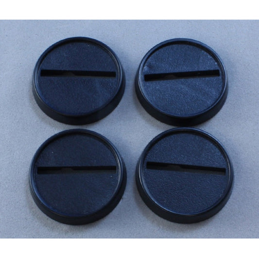 1" Round Slotted Lipped Bases