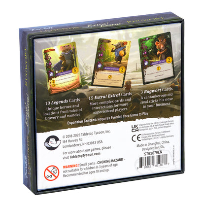 Everdell Legendary, Extra! Extra! and Rugwort Card Expansion