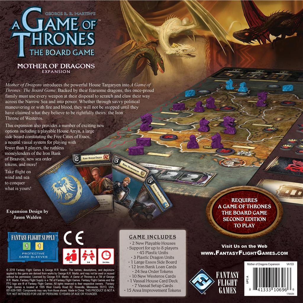 A Game of Thrones Board Game: Mother of Dragons