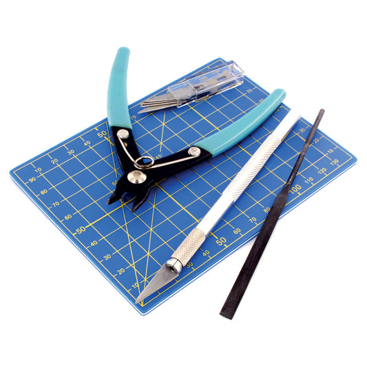 9 Piece Plastic Modelling Tool Set