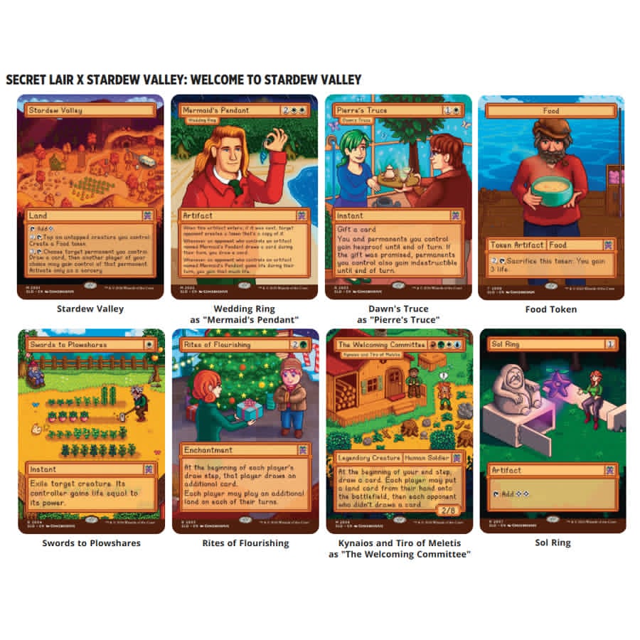 Secret Lair x Stardew Valley (non-foil) - Welcome to Stardew Valley