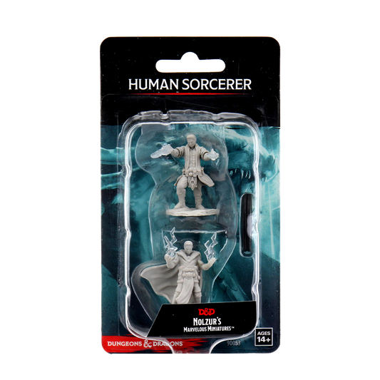 D&D Nolzur's Marvelous Miniatures: Unpainted Minis- Wave 12- Male Human Sorcerer