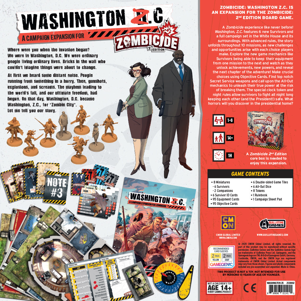 Zombicide 2E: Washington Z.C. Expansion