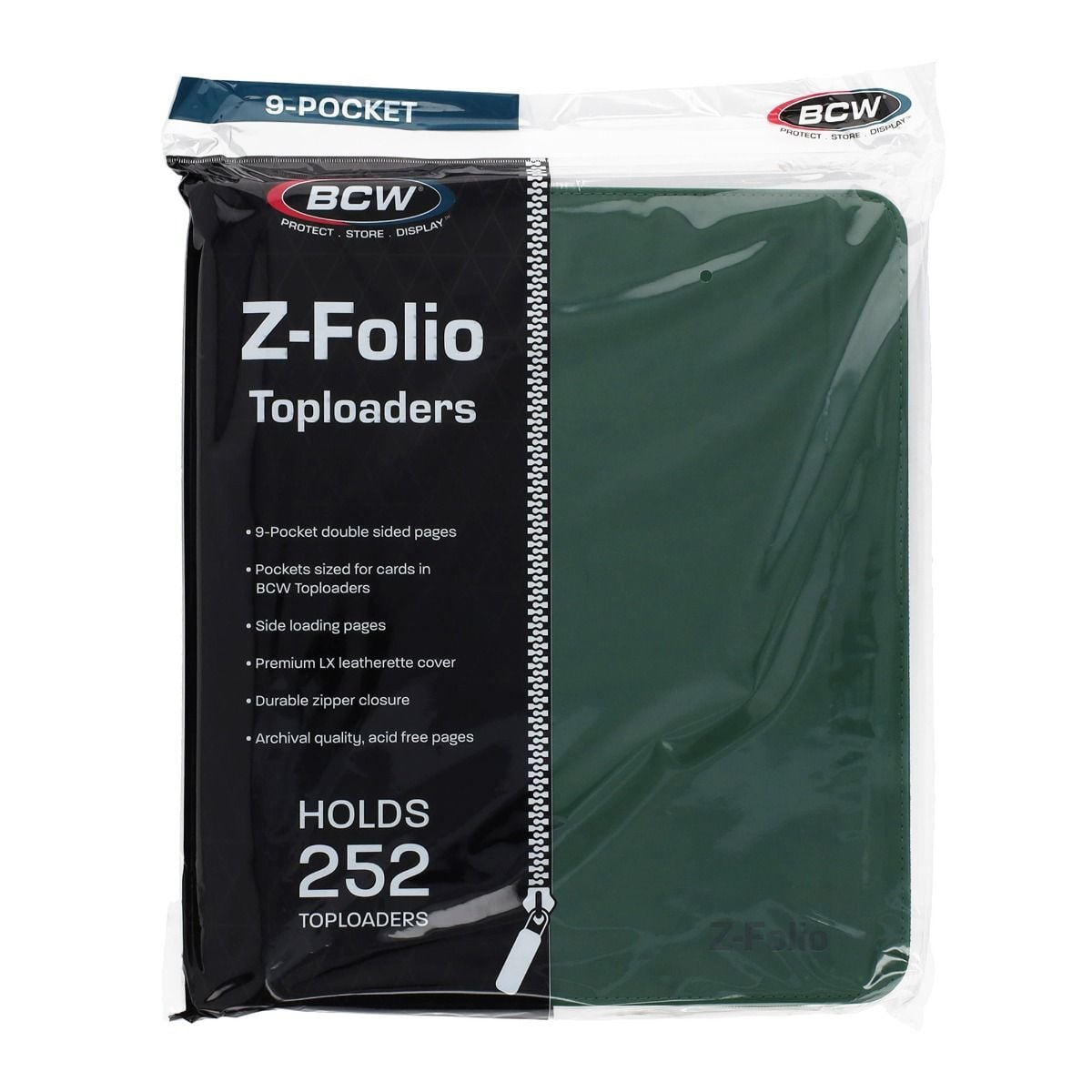 Z-Folio 9-Pocket LX Binder - Toploader