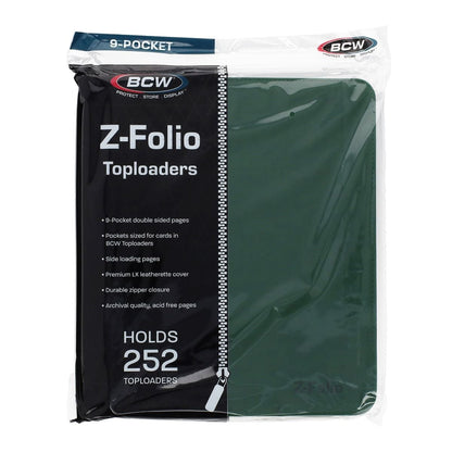 Z-Folio 9-Pocket LX Binder - Toploader