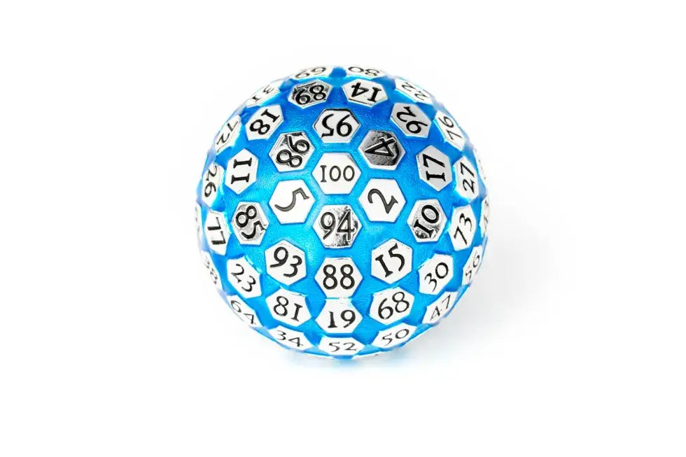 Mega Metal D100 Paperweight: One hundred sided dice for D&D