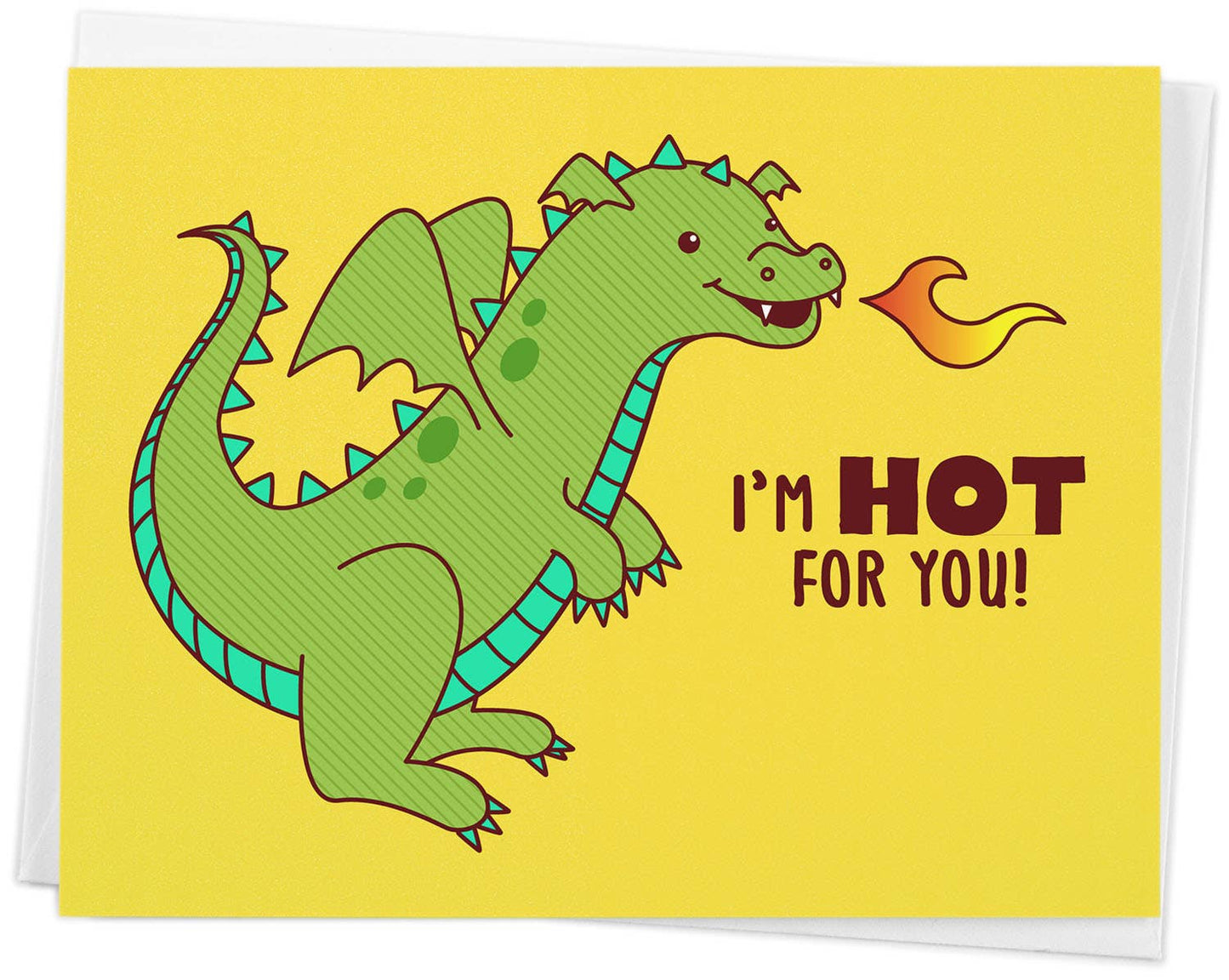 Dragon Love Card "I'm Hot for You"