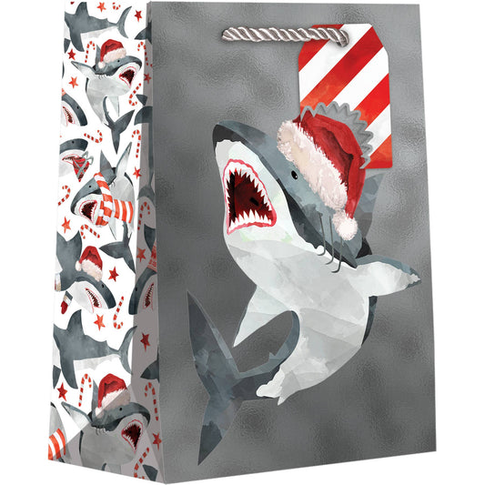 Christmas Shark Totes - Medium