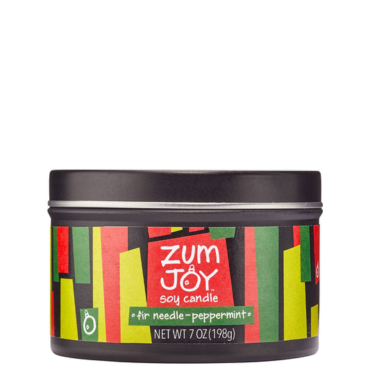 Joy Fir Needle-Peppermint Zum Glow Candle