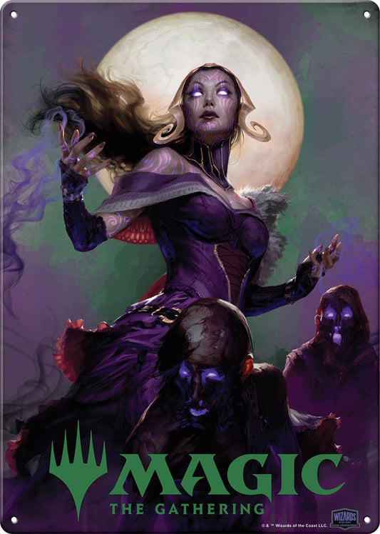 Magic the Gathering Liliana Metal Sign (11.5" x 8.25")