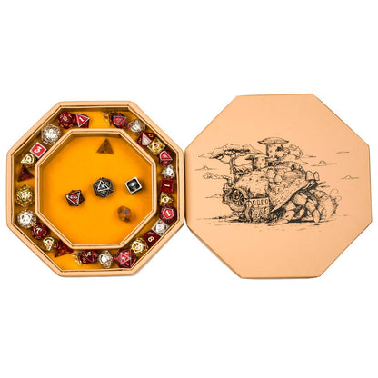 Hero's Hoard Dice Tray and Keeper -Hermit Crab